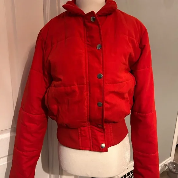 Red Puffer Jacket - Picture 2 of 2